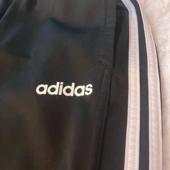 Adidas Men’s Track Pants White/Black - Picture 4 of 4